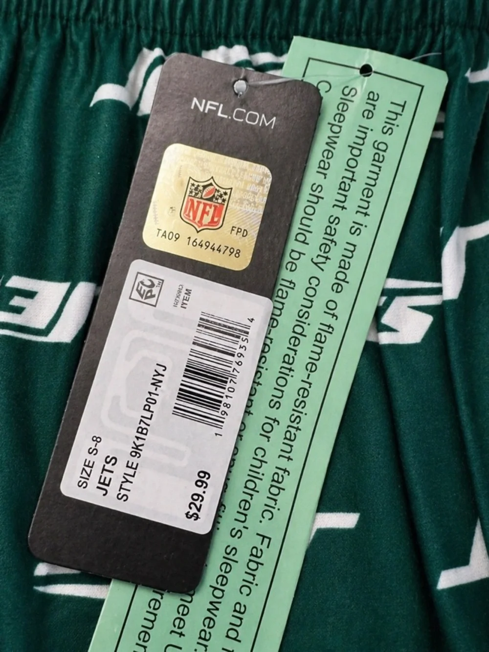 NFL Team Apparel Youth - New York Jets Sleep Pants